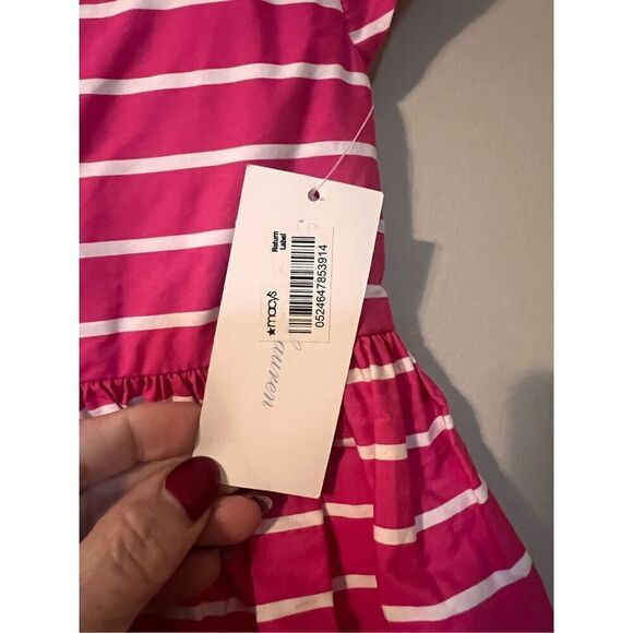 Ralph Lauren Toddler 24Mo Dress & Bloomers Set Pink White Stripe Preppy Coastal - Picture 6 of 11